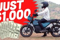 یک استارتاپ در حال راه اندازی یک موتور سیکلت الکتریکی شگفت آور خوب است که فقط 1000 دلار هزینه دارد