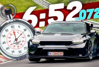 Ford Mustang GTD فقط زمان nürburgring خود را خرد کرد اما هنوز هم در حال تعقیب پورشه است