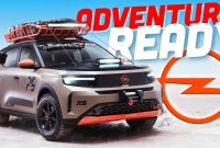 مفهوم شن و ماسه Opel Frontera به سبک سافاری احساس عجیبی دوست دارد
